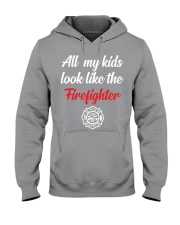 firefighter wife Hooded Sweatshirt tile
