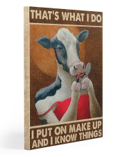 Put on makeup Gallery Wrapped Canvas Prints tile