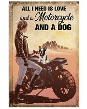 Biker poster 11x17 Poster front