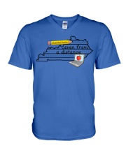 Teacher kentucky V-Neck T-Shirt tile
