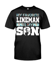 Lineman social distancing Classic T-Shirt front