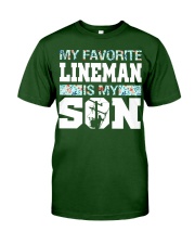 Lineman social distancing Classic T-Shirt tile