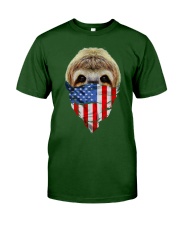 Sloth fourth of july Classic T-Shirt tile
