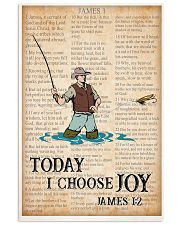Fishing poster 11x17 Poster front