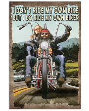 Biker poster 11x17 Poster front