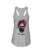 Firefighter Fourth Ladies Flowy Tank tile