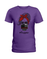 Firefighter Fourth Ladies T-Shirt tile