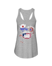 Nurse dad Ladies Flowy Tank tile