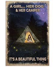 Camping poster 11x17 Poster front