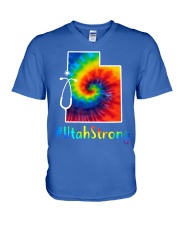 Utah nurse V-Neck T-Shirt tile