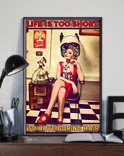 Hairstylist Life Is Too Short 24x36 Poster lifestyle-poster-2