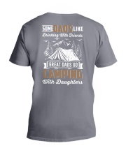 camping V-Neck T-Shirt tile