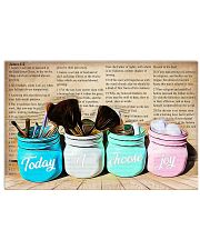 Makeup Today I choose joy 36x24 Poster front