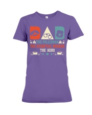 Police dad Premium Fit Ladies Tee tile