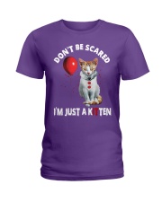 Cat Just a kitten Ladies T-Shirt tile