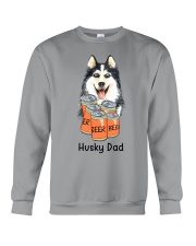 husky dad Crewneck Sweatshirt tile