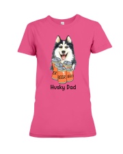 husky dad Premium Fit Ladies Tee tile