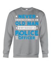 Police never underestimate an old man Crewneck Sweatshirt tile
