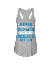 Police never underestimate an old man Ladies Flowy Tank tile