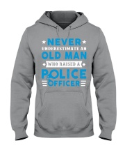 Police never underestimate an old man Hooded Sweatshirt tile