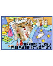 Surround yourself with makeup 36x24 Poster front