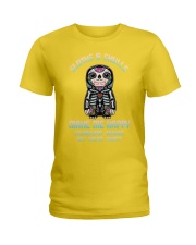 Sloth make me happy Ladies T-Shirt tile