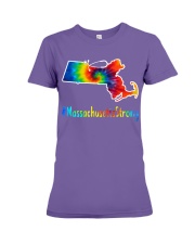 Massachusetts nurse Premium Fit Ladies Tee tile