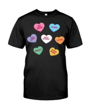 men women kids valentines day conversation hearts Premium Fit Mens Tee thumbnail