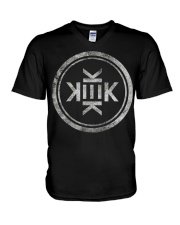kekistan vintage t shirt kf3 Black V-Neck T-Shirt thumbnail