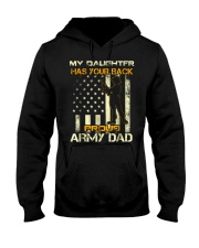 my daughter has your back proud army dad t shirt f Hooded Sweatshirt thumbnail