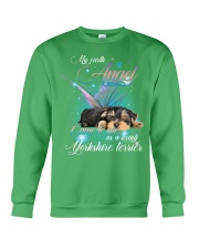 Yorkshire Terrier my earth angel came to me for yorkshire lover Crewneck Sweatshirt tile