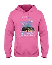 Yorkshire Terrier my earth angel came to me for yorkshire lover Hooded Sweatshirt tile