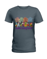 Parrot happy everything for parrot lover Ladies T-Shirt tile