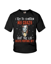 Horse i try to contain crazy - for horse lover Youth T-Shirt tile