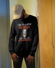 Horse i try to contain crazy - for horse lover Long Sleeve Tee apparel-long-sleeve-tee-lifestyle-front-13