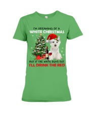 Westie i'm dreaming of a white Christmas - for Westie lover Premium Fit Ladies Tee tile