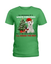 Westie i'm dreaming of a white Christmas - for Westie lover Ladies T-Shirt tile