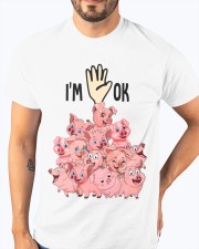 Full of Pigs i'm ok - for Pig lover Classic T-Shirt apparel-classic-tshirt-lifestyle-front-96