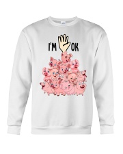 Full of Pigs i'm ok - for Pig lover Crewneck Sweatshirt tile