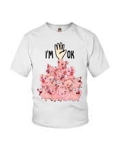 Full of Pigs i'm ok - for Pig lover Youth T-Shirt tile