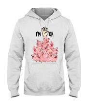 Full of Pigs i'm ok - for Pig lover Hooded Sweatshirt tile