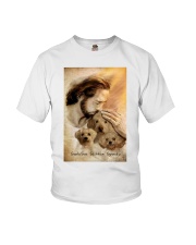Jesus with lovely Sadie Sue Skittles Spanky Youth T-Shirt tile