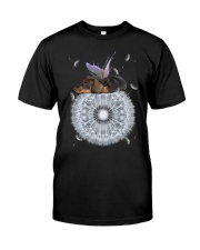 Dachshund little fairy sleeping on dandelion for dachshund lover Classic T-Shirt front