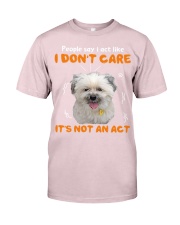 Shih Tzu I don't care it's not an act Premium Fit Mens Tee tile