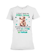 Pig i don't have an attitude problem - for Pig lover Premium Fit Ladies Tee tile