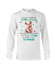 Pig i don't have an attitude problem - for Pig lover Long Sleeve Tee tile
