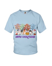 Goat happy everything for goat lover Youth T-Shirt tile