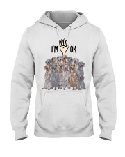 Full of Weimaraners i'm ok - for Weimaraner lover Hooded Sweatshirt tile