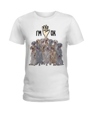 Full of Weimaraners i'm ok - for Weimaraner lover Ladies T-Shirt tile