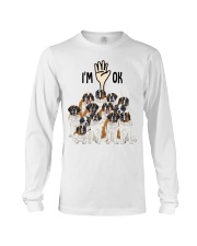 Full of ST bernards i'm ok - for ST bernard lover Long Sleeve Tee tile
